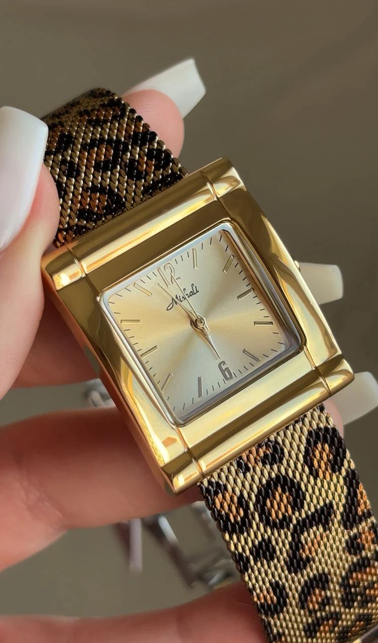 Leopard Strap Watch