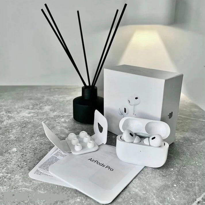 Airpod Pro 2 with Wireless Charging Case & 100% Active Noise Cancellation (Super High Quality)