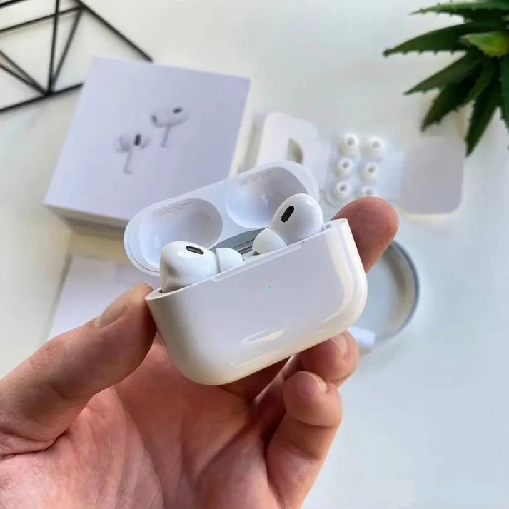 Airpod Pro 2 with Wireless Charging Case & 100% Active Noise Cancellation (Super High Quality)