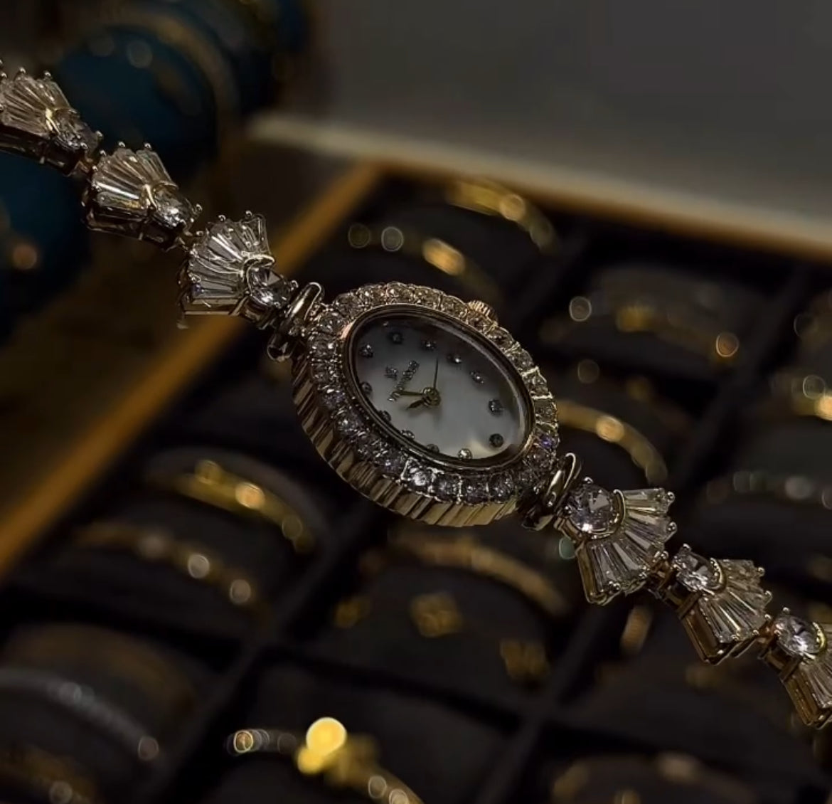 Royalé Queen Crystal Watch stack
